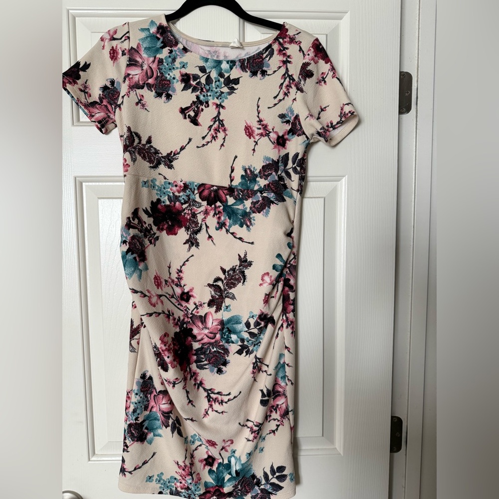 Pink Blush maternity dress